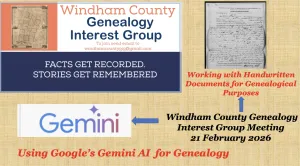 Handwritten Records for Genealogical Purposes & Using AI for Genealogy