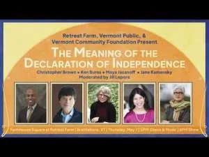The Meaning of the Declaration of Independence 5/7/26